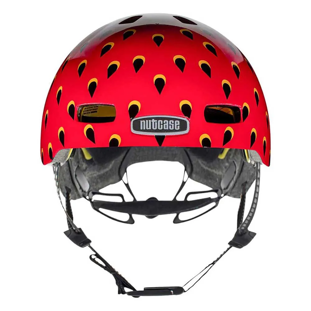 Nutcase Little Nutty Very Berry Mips Juniorhjelm, Red / black Nutcase Little Nutty Very Berry Mips Juniorhjelm, Red / black