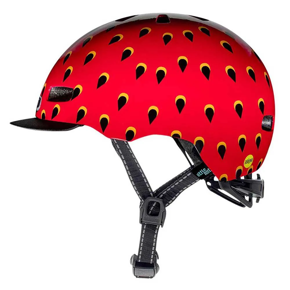 Nutcase Little Nutty Very Berry Mips Juniorhjelm, Red / black Nutcase Little Nutty Very Berry Mips Juniorhjelm, Red / black
