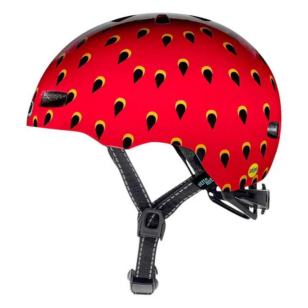 Nutcase Little Nutty Very Berry Mips Juniorhjelm, Red / black Nutcase Little Nutty Very Berry Mips Juniorhjelm, Red / black