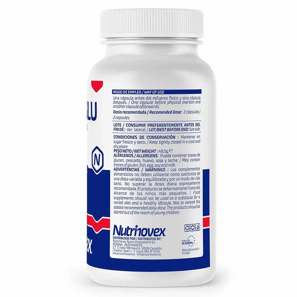 Nutrinovex Aminoglu Kapsler Nøytral Smak 90 Enheter, Clear, One Size Nutrinovex Aminoglu Kapsler Nøytral Smak 90 Enheter, Clear, One Size