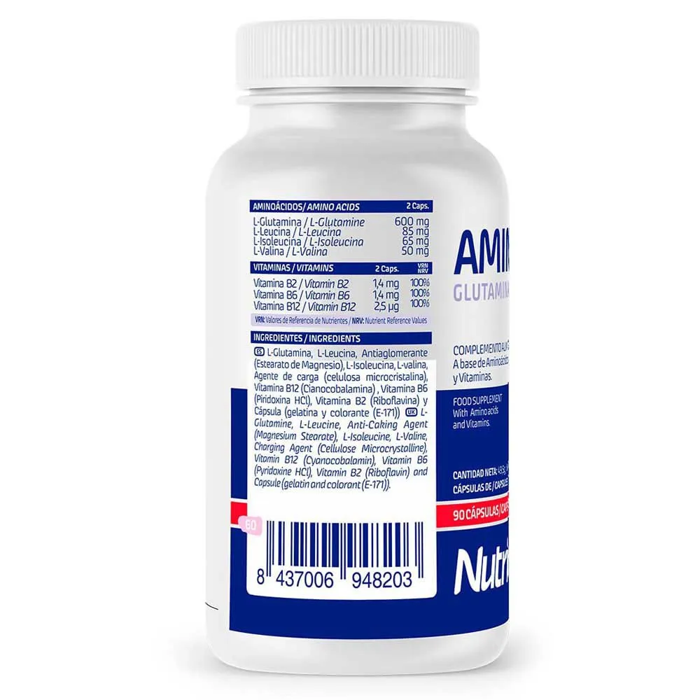 Nutrinovex Aminoglu Kapsler Nøytral Smak 90 Enheter, Clear, One Size Nutrinovex Aminoglu Kapsler Nøytral Smak 90 Enheter, Clear, One Size