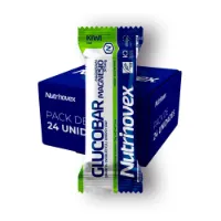 Nutrinovex Glucobar Energibar Boks Kiwi 35g 24 Enheter