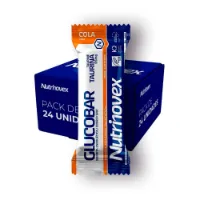 Nutrinovex Glucobar Energibar Boks Kola 35g 24 Enheter