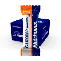 Nutrinovex Glucobar Og Energibarer Boks Mandarin Mango 35g 24 Enheter