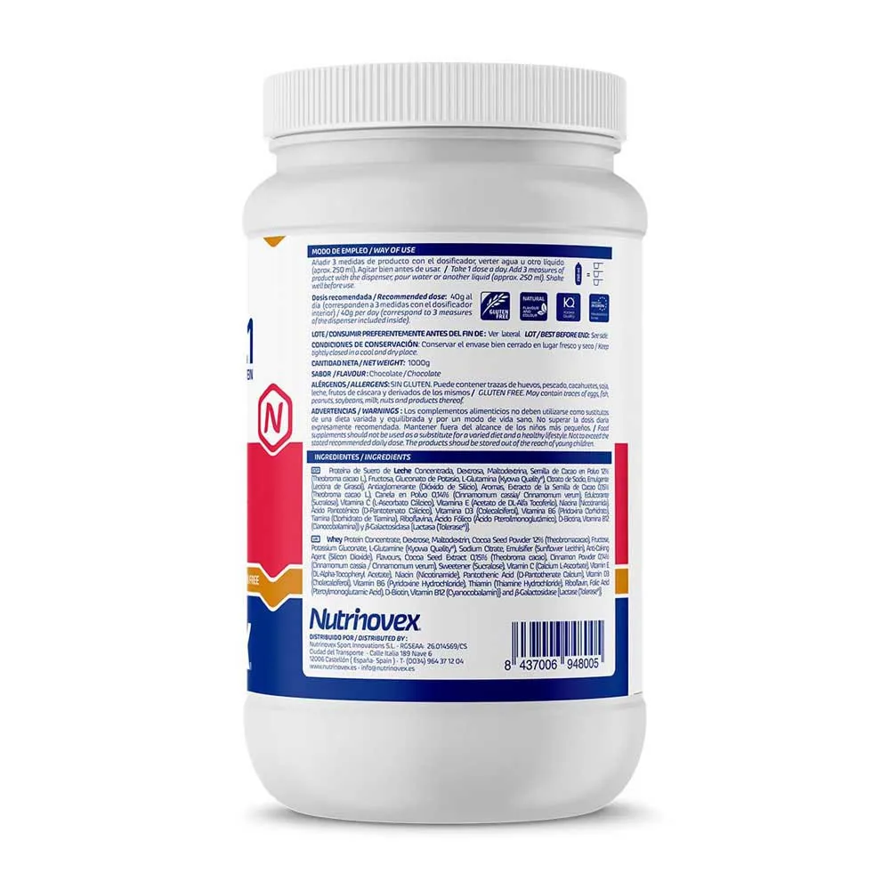 Nutrinovex Suproplex 3.1 Restitusjonsdrikkepulver Sjokolade 1kg, One size Nutrinovex Suproplex 3.1 Restitusjonsdrikkepulver Sjokolade 1kg, One size