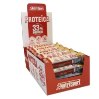 NutriSport Boks Med 33 % Proteinbarer Hasselnøtt Og Praline 44g 24 Enheter