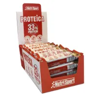 NutriSport Boks Med 33 % Proteinbarer Saltet Karamell 44g 24 Enheter