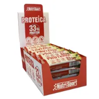 NutriSport Boks Med 33 % Proteinbarer Yoghurt Og Eplepai 44g 24 Enheter