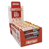 NutriSport Boks Med Proteinbarer 33 % Protein Banan 44g 24 Enheter