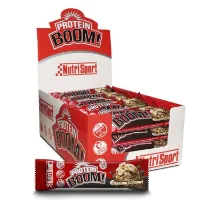 NutriSport Boom Proteinbarerboks Banan Og Karamell 49g 24 Enheter NutriSport Boom Proteinbarerboks Banan Og Karamell 49g 24 Enheter