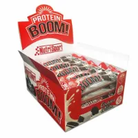 NutriSport Boom Proteinbarerboks Kjeks Og Krem 49g 24 Enheter