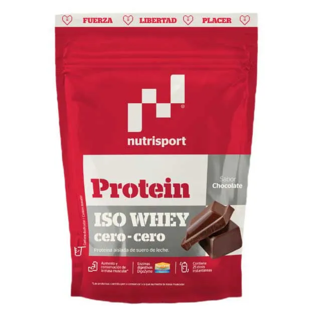 NutriSport Cero-cero Isolert Myseprotein Sjokolade 500g, Multicolor, One Size NutriSport Cero-cero Isolert Myseprotein Sjokolade 500g, Multicolor, One Size
