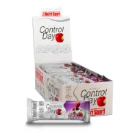 NutriSport Control Day Proteinbarerboks Røde Bær 44g 28 Enheter