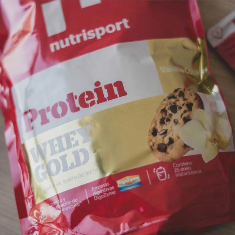 NutriSport Gold Myseprotein Vanilje Og Kjeks 500g, Multicolor, One Size NutriSport Gold Myseprotein Vanilje Og Kjeks 500g, Multicolor, One Size