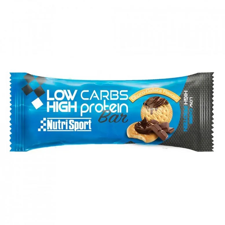 NutriSport Low Carb Energibar Boks Sjokolade Cookie 60g 16 Enheter, One size