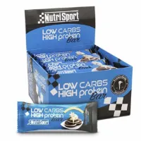NutriSport Low Carb High Proteinbarerboks Kjeks Og Krem 16 Enheter