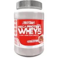 NutriSport Mega Myseprotein Jordbær 900g