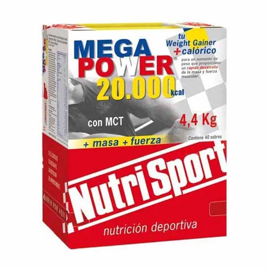 NutriSport Megapower Pulver Sjokolade 4.4kg 4.4kg, Red, One Size