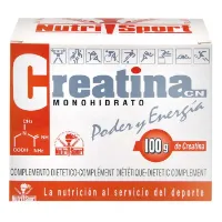 NutriSport Monohydrate Kreatinpulver Nøytral Smak 100g NutriSport Monohydrate Kreatinpulver Nøytral Smak 100g