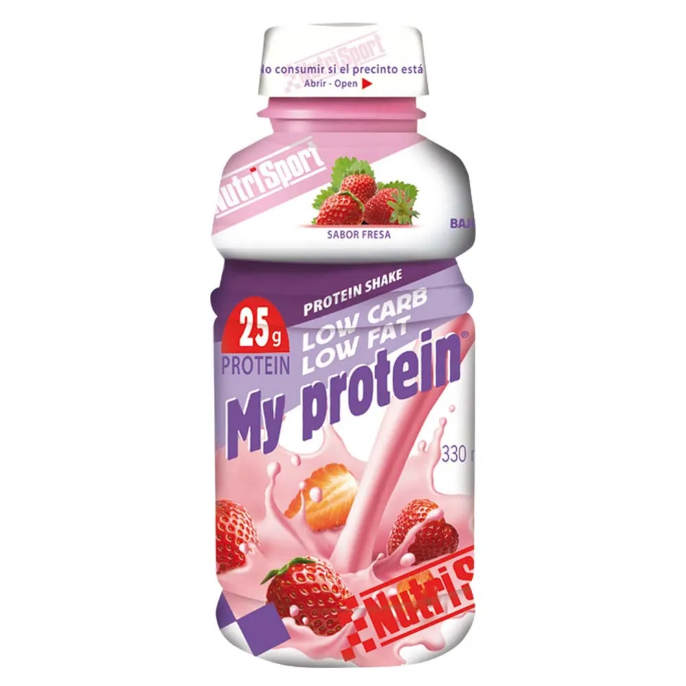 NutriSport My Eske Med Proteindrikk Jordbær 330ml 12 Enheter, Multicolor, One Size