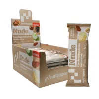 NutriSport Nude Energibar Boks Banan Og Peanøtt 45g 24 Enheter NutriSport Nude Energibar Boks Banan Og Peanøtt 45g 24 Enheter