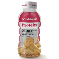 NutriSport Protein Zero Sugar Protein Drikkeboks Kjeks 330ml 12 Enheter