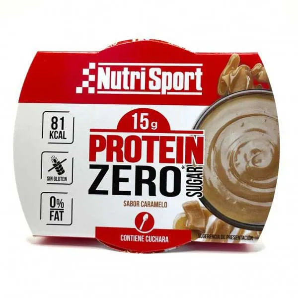 NutriSport Pudding Zero Sugar Protein Karamell 12 Enheter, One size