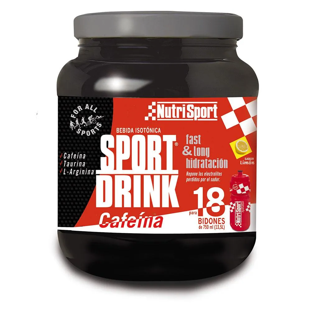 NutriSport Sport Med Pulver Koffein Sitron 990g, Multicolor, One Size
