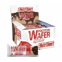 NutriSport Wafer Proteinbarerboks Sjokolade 13g 15 Enheter
