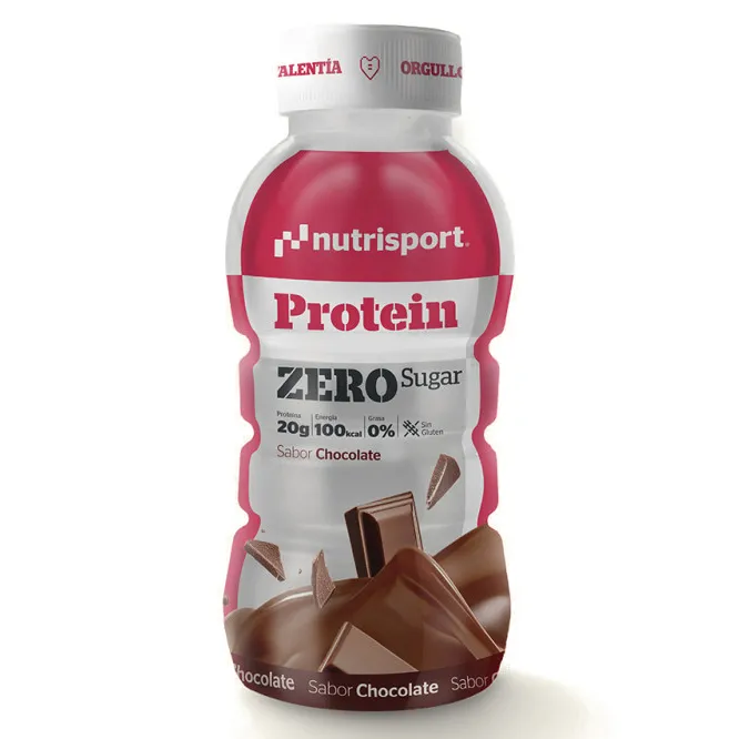 NutriSport Zero Sugar Eske Med Proteindrikk Sjokolade 330ml 12 Enheter, One size