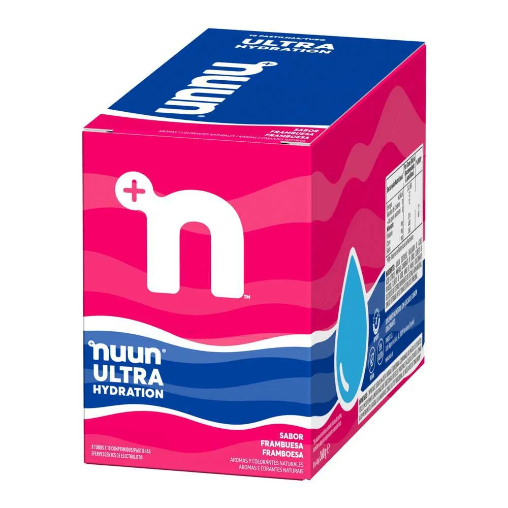 Nuun Ultra Effervescent Electrolyte Tablettboks Bringebær 8 Enheter, One size Nuun Ultra Effervescent Electrolyte Tablettboks Bringebær 8 Enheter, One size