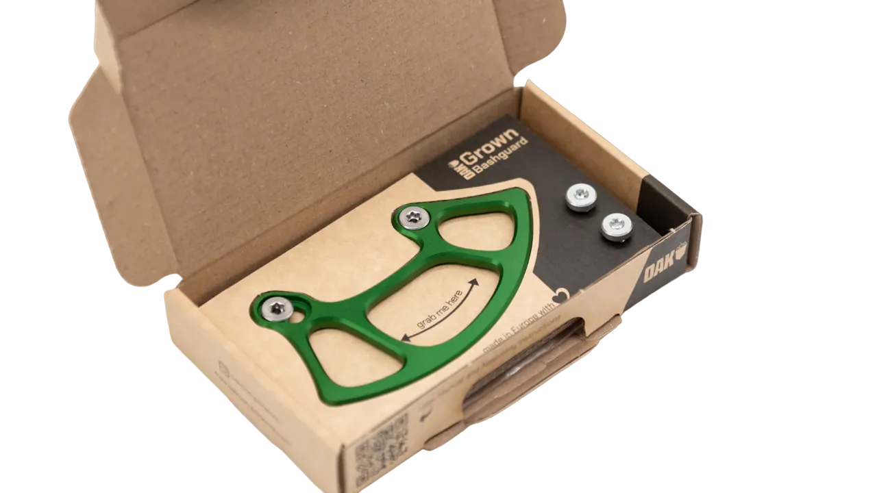 Oak Components Grown Bashguard 30-34T ISCG-05, Grønn