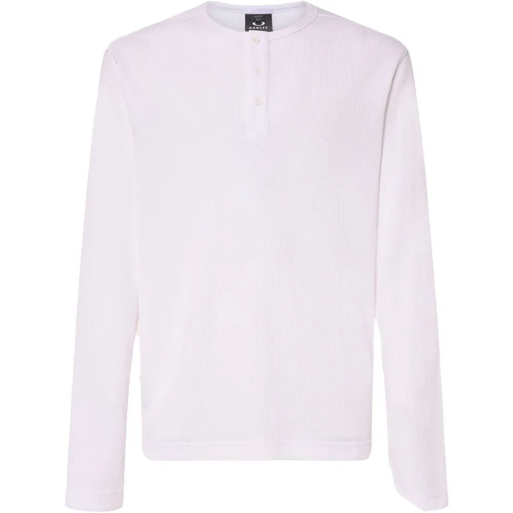 Oakley All Day Waffle Henley Langarmet T-skjorte Oakley All Day Waffle Henley Langarmet T-skjorte