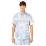 Tie dye clouds light blue