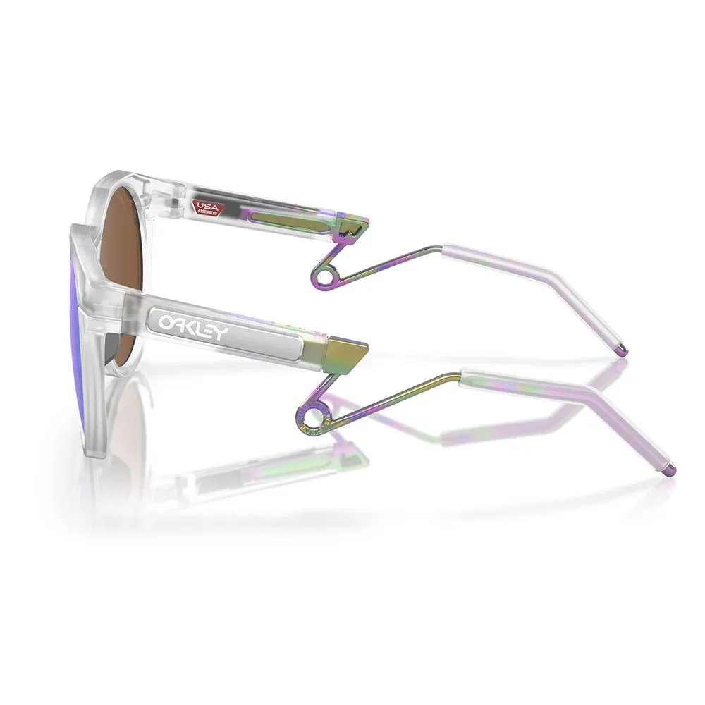 Oakley Hstn Metal Prizm Solbriller, Matte clear, Prizm Violet/CAT3 Oakley Hstn Metal Prizm Solbriller, Matte clear, Prizm Violet/CAT3
