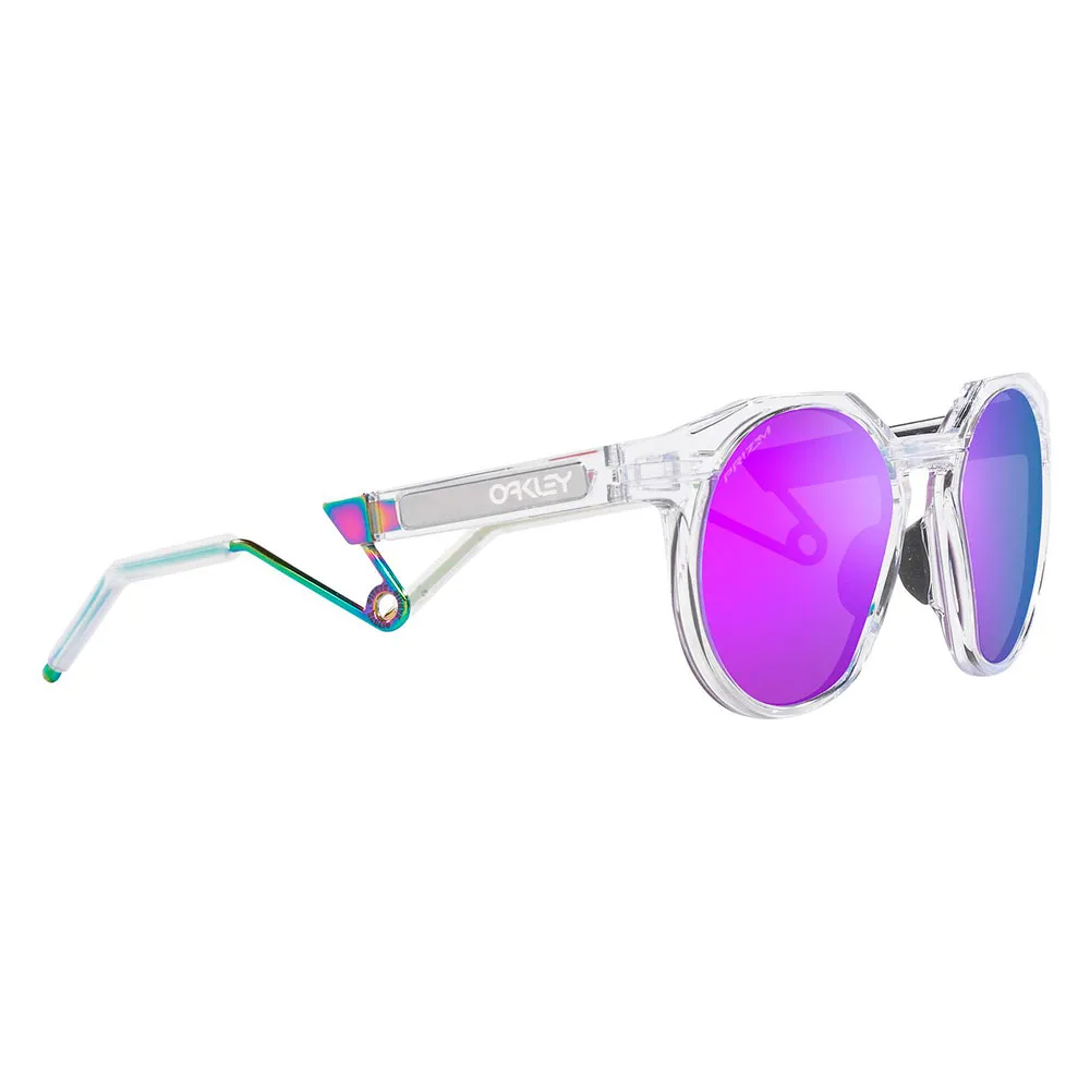 Oakley Hstn Metal Prizm Solbriller, Matte clear, Prizm Violet/CAT3 Oakley Hstn Metal Prizm Solbriller, Matte clear, Prizm Violet/CAT3