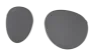 Oakley Mann Forager Replacement Lenses, Prizm black polarized/cat3, One Size