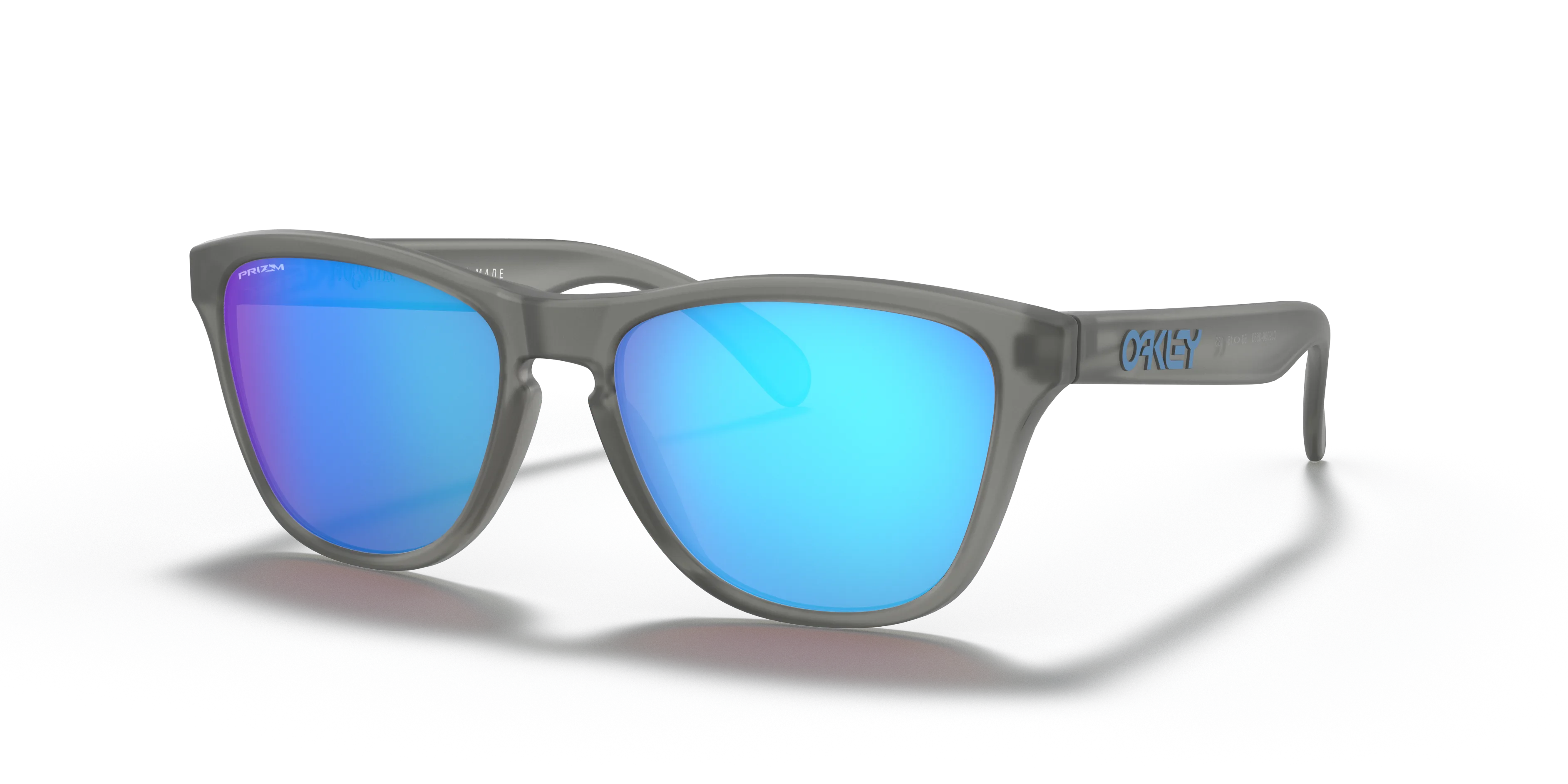 Oakley Mann Frogskins™ Xs (youth Fit) Solbriller, Matte grey ink, Prizm Sapphire/CAT3