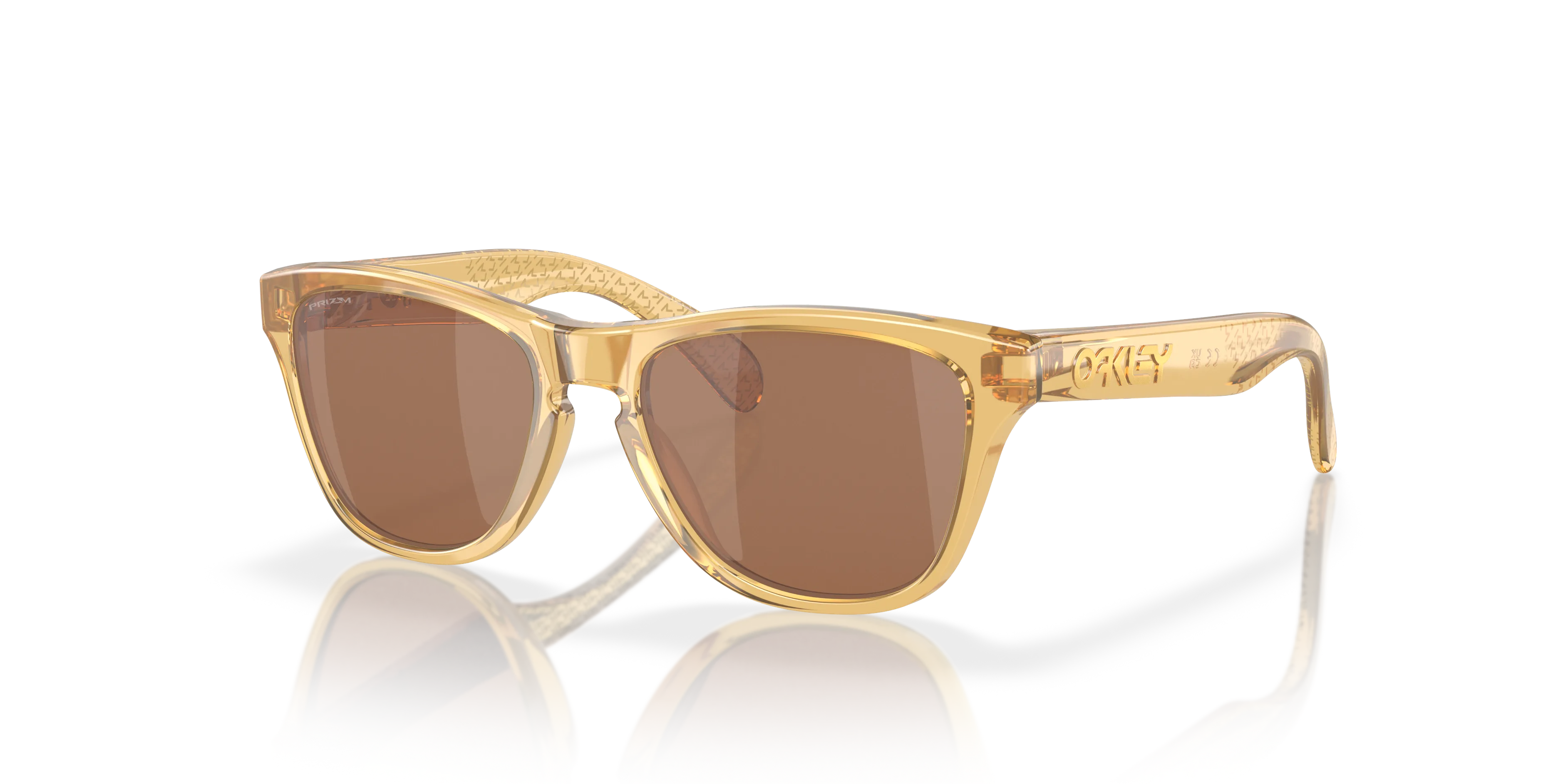 Oakley Mann Kylian Mbappé Signature Series Frogskins™ Xxs (youth Fit) Solbriller, Km light curry, Prizm Tungsten/CAT3 Oakley Mann Kylian Mbappé Signature Series Frogskins™ Xxs (youth Fit) Solbriller, Km light curry, Prizm Tungsten/CAT3