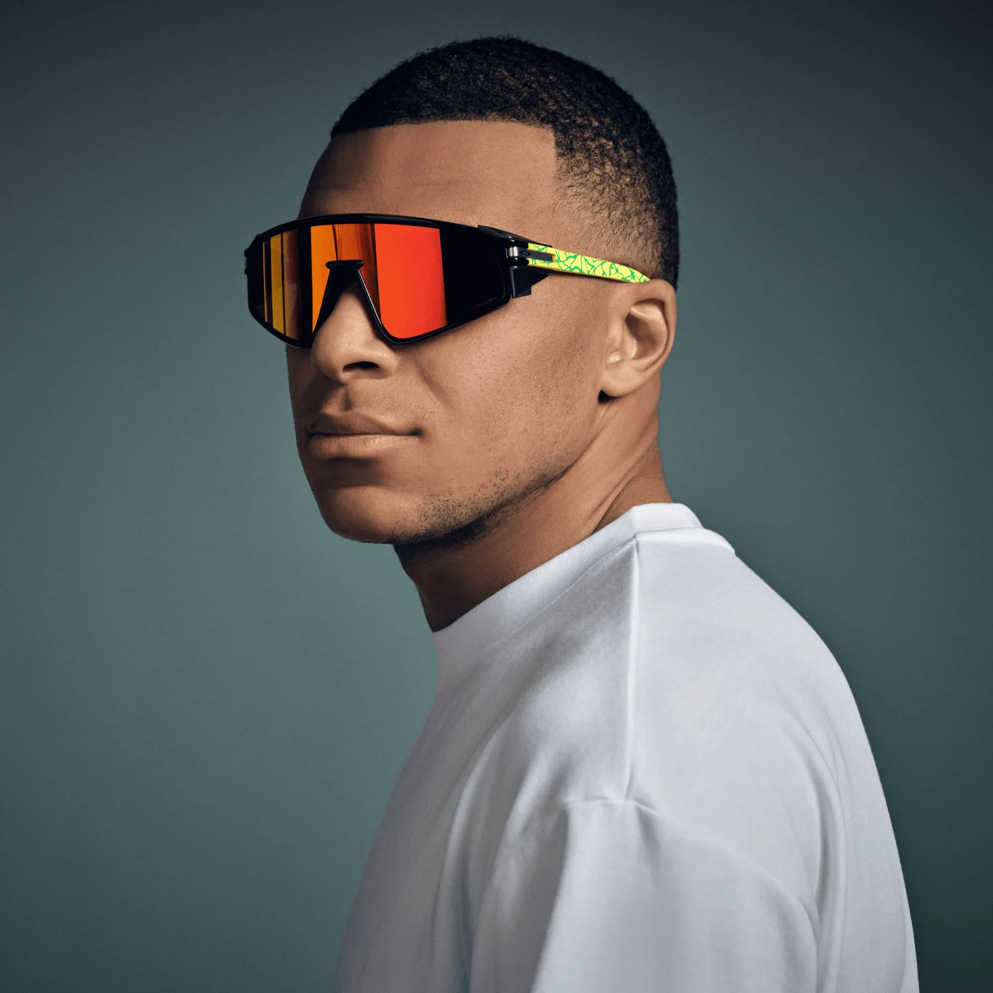Oakley Mann Latch™ Panel Inner Spark Collection Solbriller, Black ink prizm ruby
