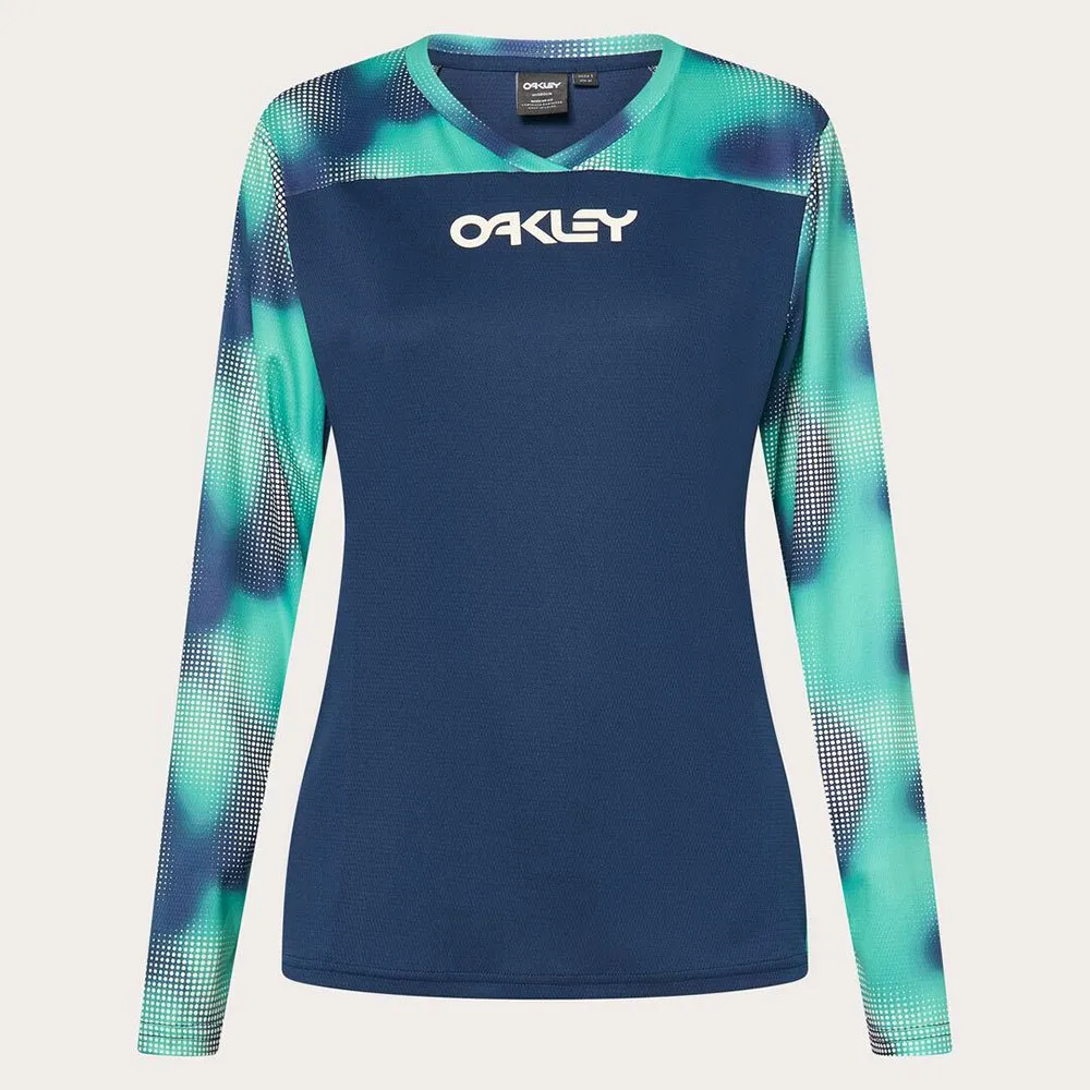 Oakley Maven Coast Langarmet Enduro-sykkeltrøye