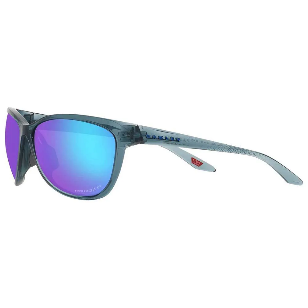 Oakley Pasque Prizm Polariserte Solbriller, Crystal black, Prizm Polarized Sapphire/CAT3