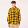 Amber yellow / black check