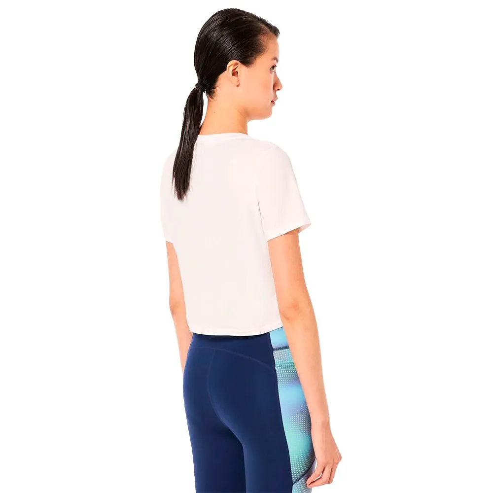 Oakley Pursuit Crop Kortarmet T-skjorte, White Oakley Pursuit Crop Kortarmet T-skjorte, White