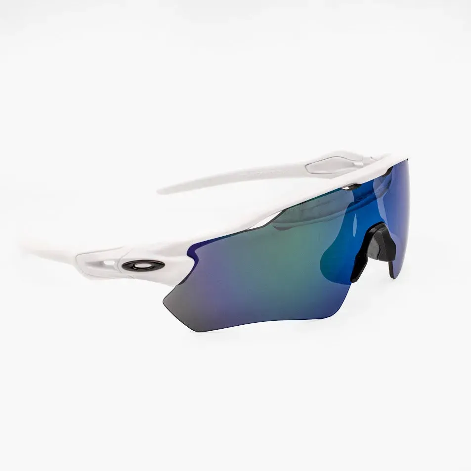 Oakley Radar EV Custom by Velodrom, White / blue lens