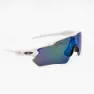 Oakley Radar EV Custom by Velodrom, White / blue lens
