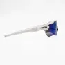 Oakley Radar EV Custom by Velodrom, White / blue lens