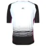 Oakley Sublimated Icon 2.0 Kort Ermet Trøye, White / purple stripes