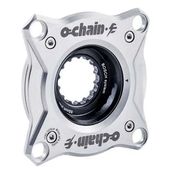 Ochain Anti Pedal Kickback E-bike Bosch Offset 55mm Bcd 104 Edderkopp, Silver, One Size