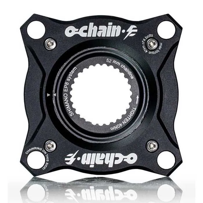 Ochain Anti Pedal Kickback E-bike Shimano Ep8 Edderkopp, Black, 104mm Ochain Anti Pedal Kickback E-bike Shimano Ep8 Edderkopp, Black, 104mm